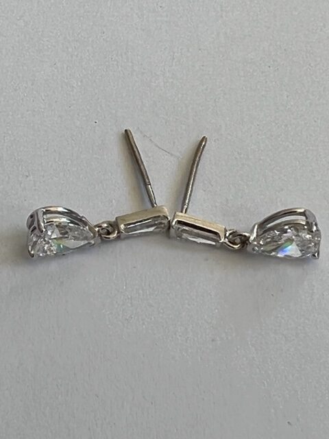 Amazing Fas 925 Sterling Silver Hoop Earrings