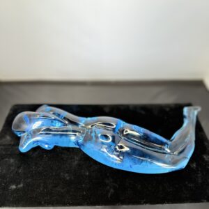 Nude Laying Down Lady "Blue" 2010 by Pino Signoretto (Italian, 1944-2017)