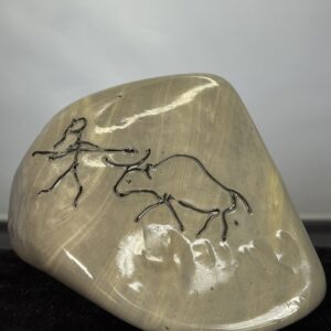 Hunter & Deer 2001 by Pino Signoretto (Italian, 1944-2017)